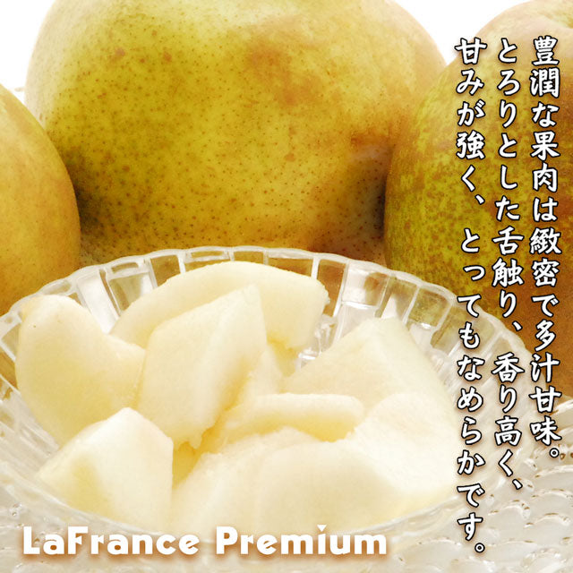 ラフランス 洋梨 山形県産 約3kg 特大玉 大玉 中玉 秀品 プレミアム ラ・フランス 洋ナシ