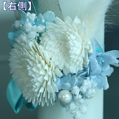枯れない 仏花 プリザーブドフラワー 電池式